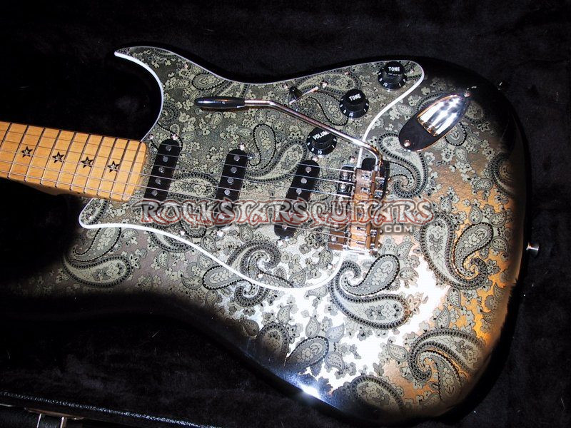 Fender richie sambora black paisley store